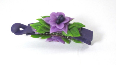 

Advance Hotline Porcelain clay work fancy banana clip Banana Clip(Multicolor)