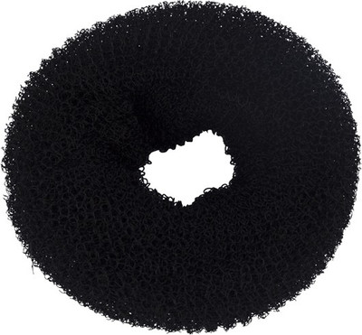 

The Bling Stores BUN MAKING DONUT SOFT HAIR UPDO ACCESSORY Rubber Band(Black)