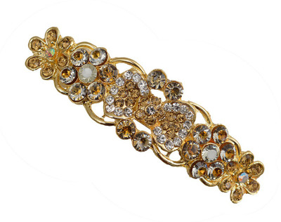 

Taj Pearl Designer Hair Clip(Gold)