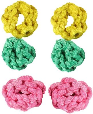 

AccessHer Entangled Bows Rubber Band(Yellow, Green, Pink)