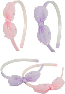 

Muchmore Baby Girl Knot Hair Band Pack of 2 Hair Accessory Hair Band(Multicolor)