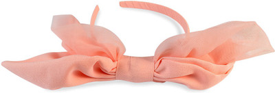 

Sarah Bow Hair Band(Pink)