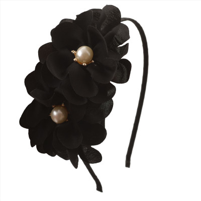 

Crayon Flakes Terry Rings Hair Band(Black)