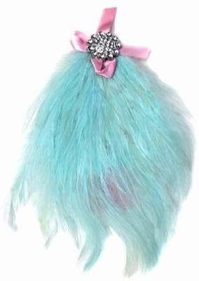 

Pinkblueindia Soft Fur Baby With Bow Brooch Head Band(Turquoise)