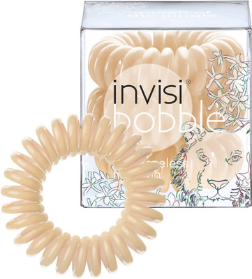 

Invisibobble Traceless Ring - Wild Whisper Collection Queen of the Jungle Rubber Band(Beige)
