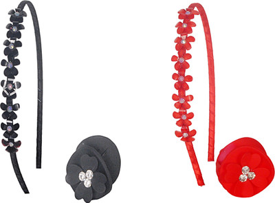 

Sagunya Casual Combo Hair Accessory Set(Red, Red)