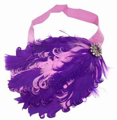 

Pinkblueindia Gorgeous Infant Feather Head Band(Purple)