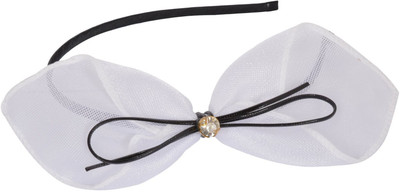

Sanjog Simply Knot Style for Girls/Kids Hair Band(White)