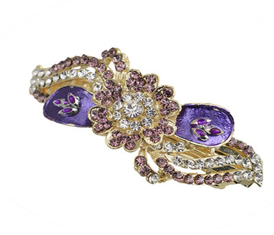 

Taj Pearl Designer Hair Clip(Gold)