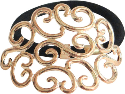 

Vogue Hair Accessories Latest Collection Designer Wedding Party Bridal Fancy Ponytie Rubber Band(Gold)