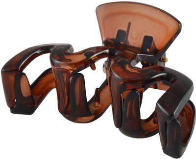 

Sarah Zigzag Design Hair Claw(Brown)