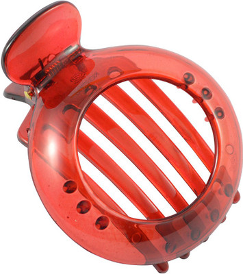 

Sarah Round Slide-in Hair Claw(Red)
