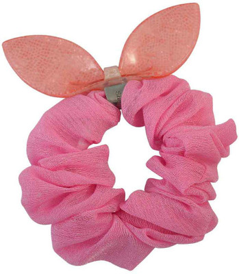 

Sarah Plain Pink Fabric Hair Rubber Band for Women Rubber Band(Pink)