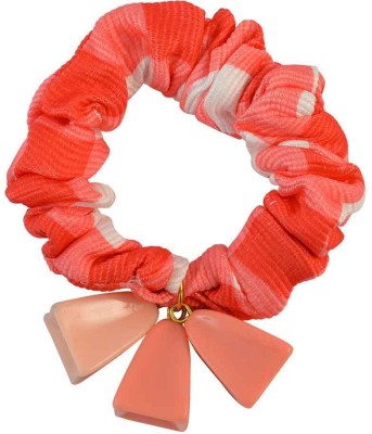 

Sarah Orange Fabric Hair Rubber Band for Women Rubber Band(Orange)