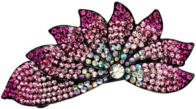 

Glitters Online Purple Colour American Diamond Hair Clip(Purple)