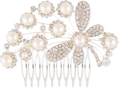 

Dazzle Collection Butterfly Silver Hair Clip(Silver)
