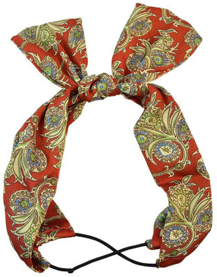 

Sarah Printed Hair Band(Red)