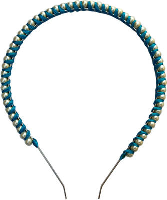 

B-Fashionable Ribboned Head Band(Blue)