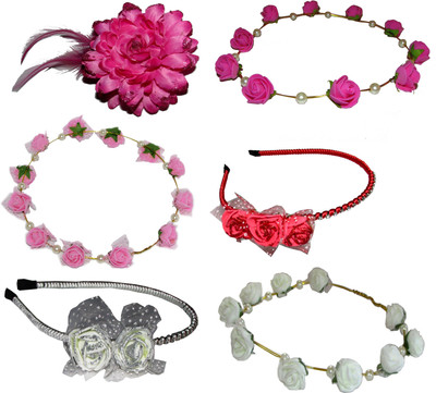 

Paperiva Floral Style Tiara Hair Accessory Set(Multicolor)