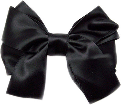 

Young & Forever Black Satin Hair Clip(Black)