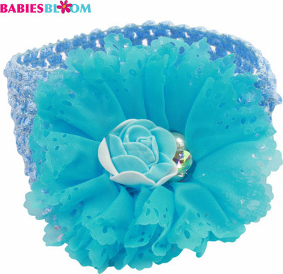 

Babies Bloom Baby Gilrs Lace Hair Clip(Blue)