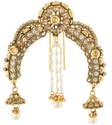 

Satyam Jewellery Nx Brooch Hair Pin(Gold)