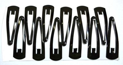 

Anokhi Ada Hair Pin Tic Tac Clip(Black)