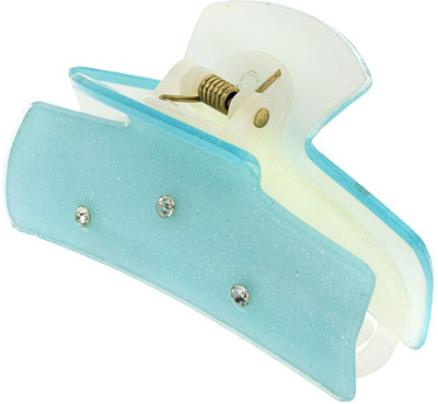 

The Ethnic Wears Stones Embellished Hair Clip(Blue)