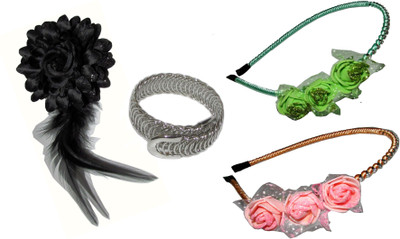 

Bellazaara Floral Style Hair Accessory Set(Multicolor)