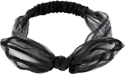 

Sarah Bunny Ear Hair Band(Black)
