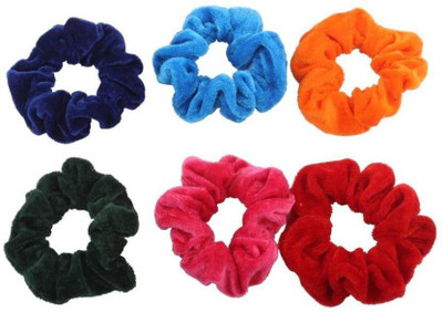 

One Personal Care Princess Simple Fastening Colorful Srunchies Casual Wear Hair Accessory Set, Rubber Band(Multicolor)