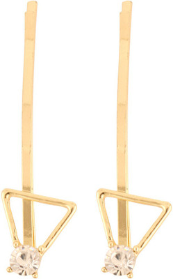 

Jazz Jewellery Toned Stone Hair Pin(Gold)