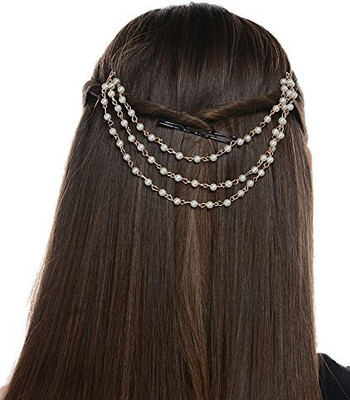 

Shining Diva Stylish Hair Pin(White)