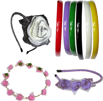 

Anokhi Ada Floral Style Hairband Hair Accessory Set(Multicolor)