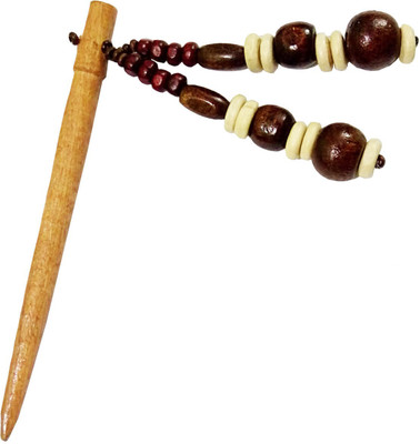 

CraftEra Wooden Stick Bun Stick(Brown)