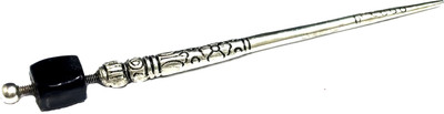 

Gurjari Black square beads Bun Stick(Black)