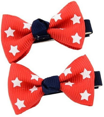 

Angel Closet Star Print Hair Clip(Red)