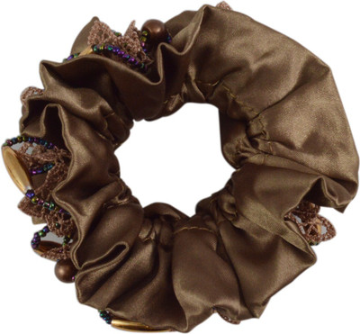 

Sarah Beaded Rubber Band(Brown)
