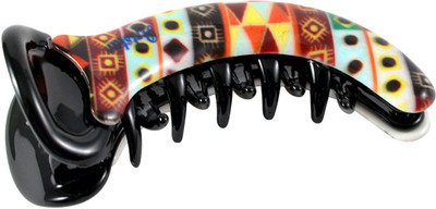

Sarah Geometric Print Hair Clip(Multicolor)