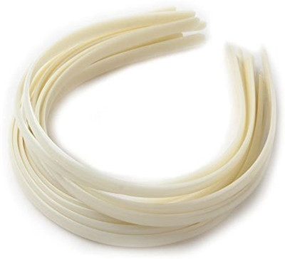 

Foxnovo Foxnovo 12pcs Women''s Girls Plain No Teeth Plastic DIY Hair Bands Headbands Headwears (Ivory) Head Band(Multicolor)