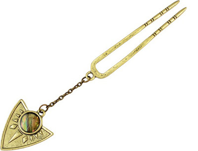 

Young & Forever Vintage style Lucky Charm Hair Pin(Gold, Black)