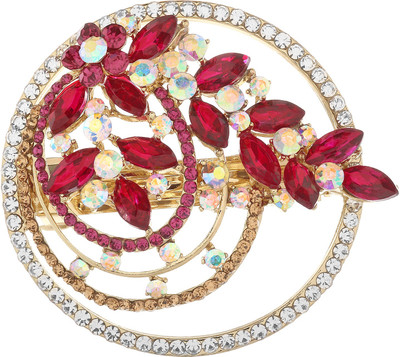 

Mansiyaorange party wear fancy accessories Hair Clip(Pink)