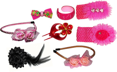 

Twinkle Floral Style Hairband Hair Accessory Set(Multicolor)