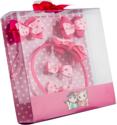 

Babies Bloom Baby Girl (Set Of 5) Hair Accessory Set(Pink)
