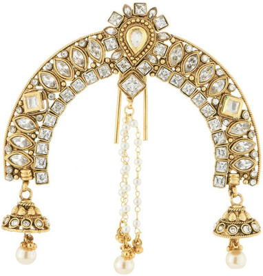 

Satyam Jewellery Nx Brooch Hair Pin(White)