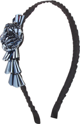 

Fayon Chunky Fashion Blue Rose Hair Band(Blue)