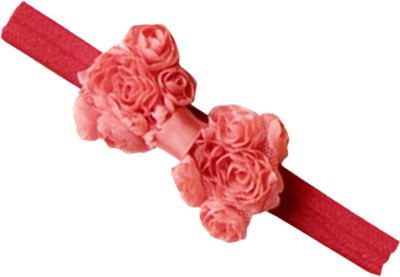 

AkinosKIDS Elastic Rose Flower BabyGirl Head Band(Pink)