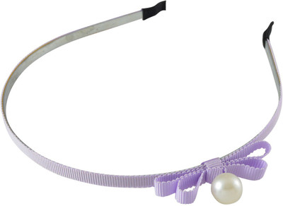 

Sarah Pearl Bow Hair Band(Purple)