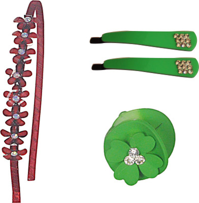 

Sagunya Casual Combo Hair Accessory Set(Multicolor)