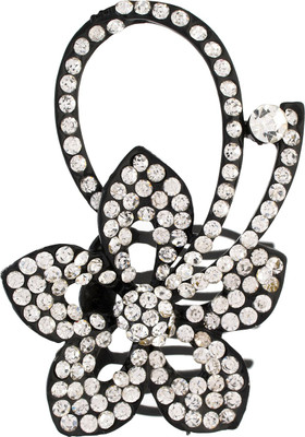 

Vama Fashions Indo Western Wedding Bridal Party Wear Hair Pin(Black)